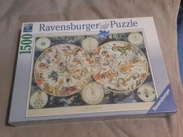 Puzzle Mapa Świata 1500 el Ravensburger NOWY