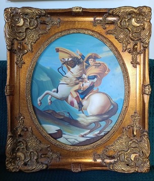 Obraz w dużej ramie Napoleon Bonaparte 