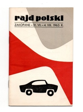 PROGRAM 23. RAJD POLSKI ZAKOPANE 1963 R. FSO/FSM/Fiat/BMW
