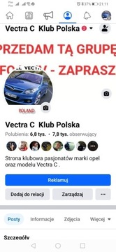 Sprzedam Stronę / Grupę na Facebooku FB 