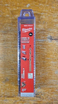 Wiertło kobaltowe Milwaukee 8,5mm INOX 4932373351