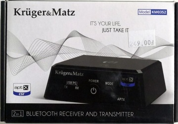 Odbiornik nadajnik Bluetooth Kruger&Matz KM0352