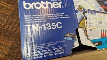Toner Brother TN-135C (TN135C) (Błękitny)