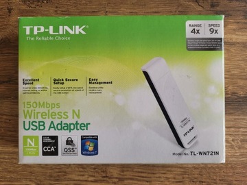 Tp-Link karta sieciowa WiFi Usb 150Mbps TL-WN721N