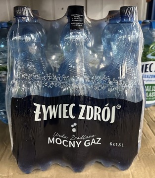 Żywiec Zdrój Mocny Gaz Woda 1,5 l *6