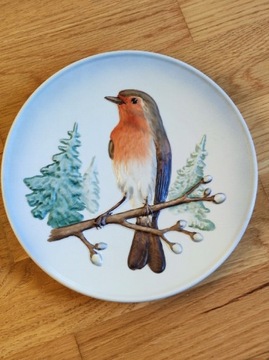 Goebel talerz dekoracyjny ptak 