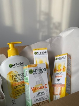 Box z kosmetykami Garnier Vitamin C