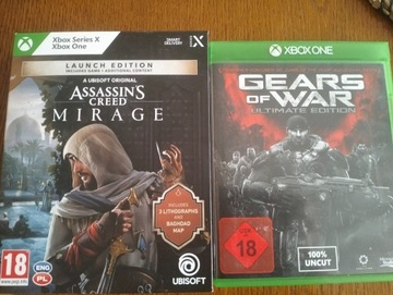 Assassin's Creed Mirage i Gears of War xbox