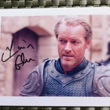 Iain Glen - zdjęcie z autografem