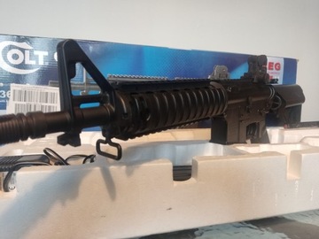 zestaw ASG | Karabinek AEG Cybergun Colt M4A1 CQBR