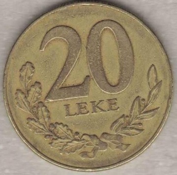 Albania 20 leke leków 2000 nr 3