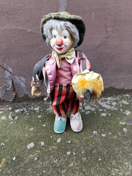 Figurka Clowna staroć Vintage