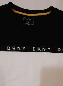 Bluza DKNY czarno biała roz. M
