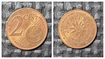 Moneta 2 (dwa) Euro Centy (Euro Cent) Austria 2017