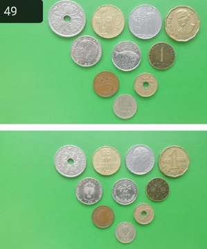 Monety obiegowe z różnych Krajów (49)