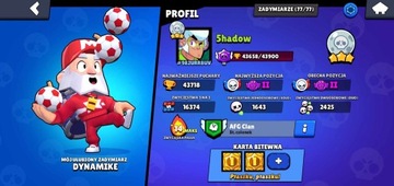 Konto Brawl Stars 40k pucharków* gemy i skiny