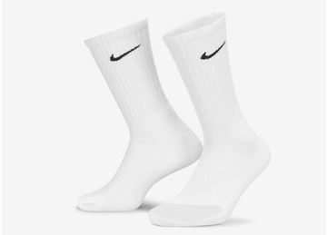 Długie Białe Skarpety Nike, Rozmiar 36-39, Nowe