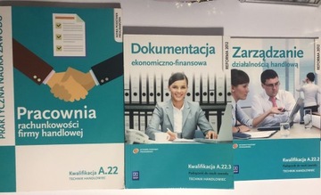 Ksiązki do kwalifikacji A.22 technik handlowiec