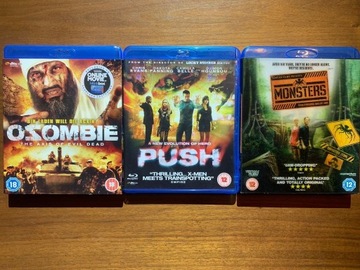 Film Push, Monsters i Ozombie na Blu-ray