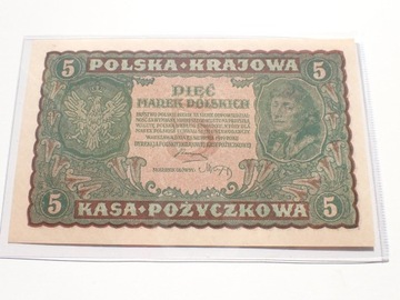 5 Marek Polskich 1919 UNC