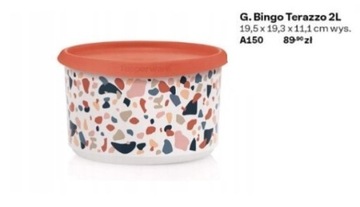 Tupperware Bingo Terazzo 2l