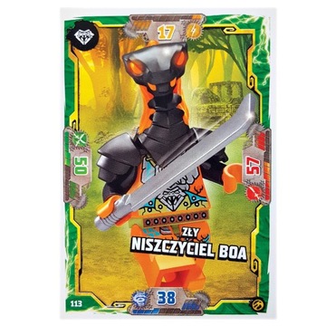 KARTA  NR 113  LEGO NINJAGO seria 7 SEABOUND