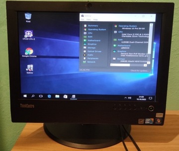 Komputer w monitorze AIO Lenovo 70z i3-530 Win10