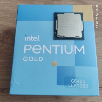 Intel Pentium Gold G6405 4,1GHz s.1200 chłodzenie