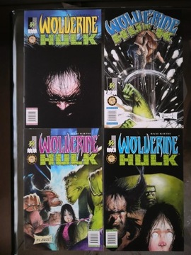 Komplet 1-4 Wolverine Hulk: Mandragora
