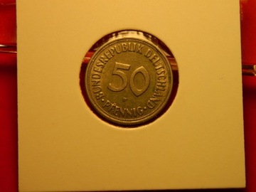 KD Niemcy 50 fenigów pfennig 1967 F