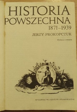 Historia powszechna 1871-1939, J. Prokopczuk