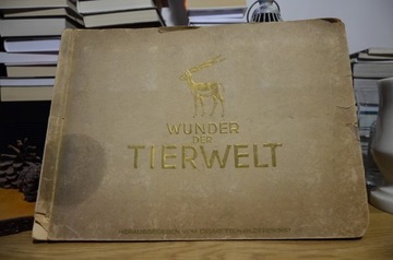 Album "Wunder der Tierwelt" - antyk 1933 rok