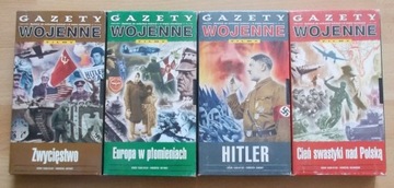 GAZETY WOJENNE 4x kasety VHS Hitler Zwycięstwo