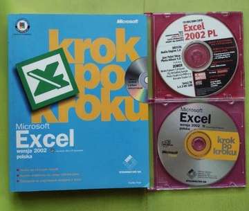 Microsoft Excel Krok po kroku 2002 książka+ 2x CD