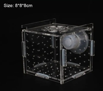 Pudełko izolacyjne akrylowe, inkubator 8x8cm