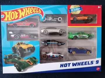 Hot wheels 9 aut zestaw nowy 