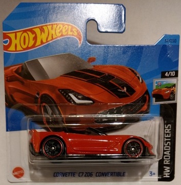 Hot Wheels Corvette C7 Z06 Convertible