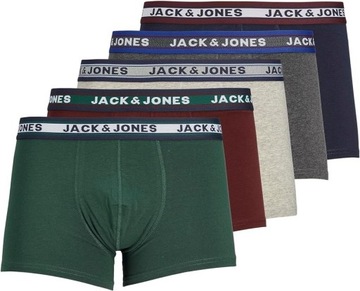 JACK&JONES bokserki męskie 5-pak rozmiar L