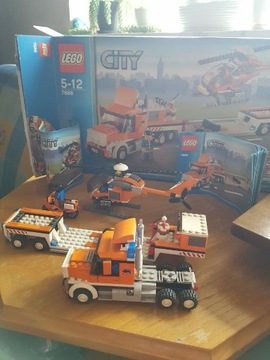 Lego City Laweta do przewozu helikoptera 7686