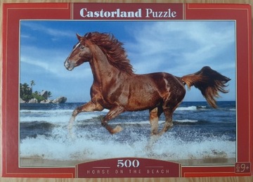 Puzzle Castorland el. 500 Horse on the beach