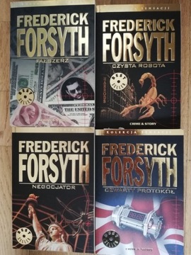 FREDERICK FORSYTH - komplet 4X Stan idealny!