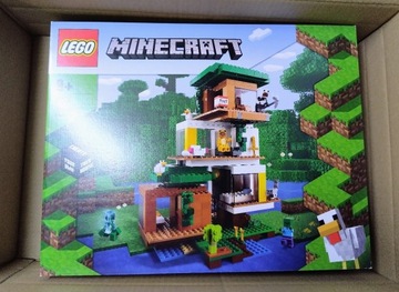 21174 Minecraft - Nowoczesny domek na drzewie