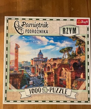 Puzzle Trefl 1000 pamiętnik podróżnika Rzym