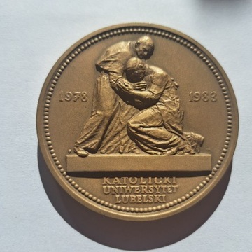 Medal pamiatkowy Katolicki Uniwersytet Lubelski KUL Jan Paweł II