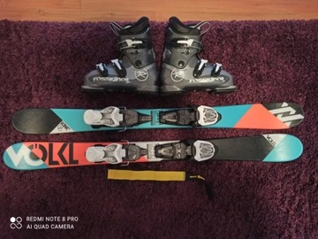 Narty Volki freestyle 98cm + Buty rossignol 21,5cm