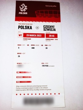 Bilet Polska vs Szwecja 