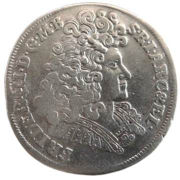 2/3 Talara /Gulden Friedrich III Brand Pom zachod