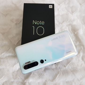 Xiaomi Mi Note 10  6/128GB Piękny Biały  JAK NOWY!