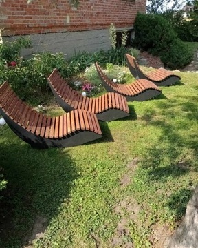 Leżak bujany ogrodowy | Sauna| Taras | Wysyłka