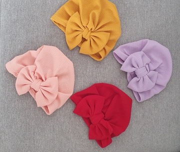 Czapka turban dla dziewczynki - różne kolory